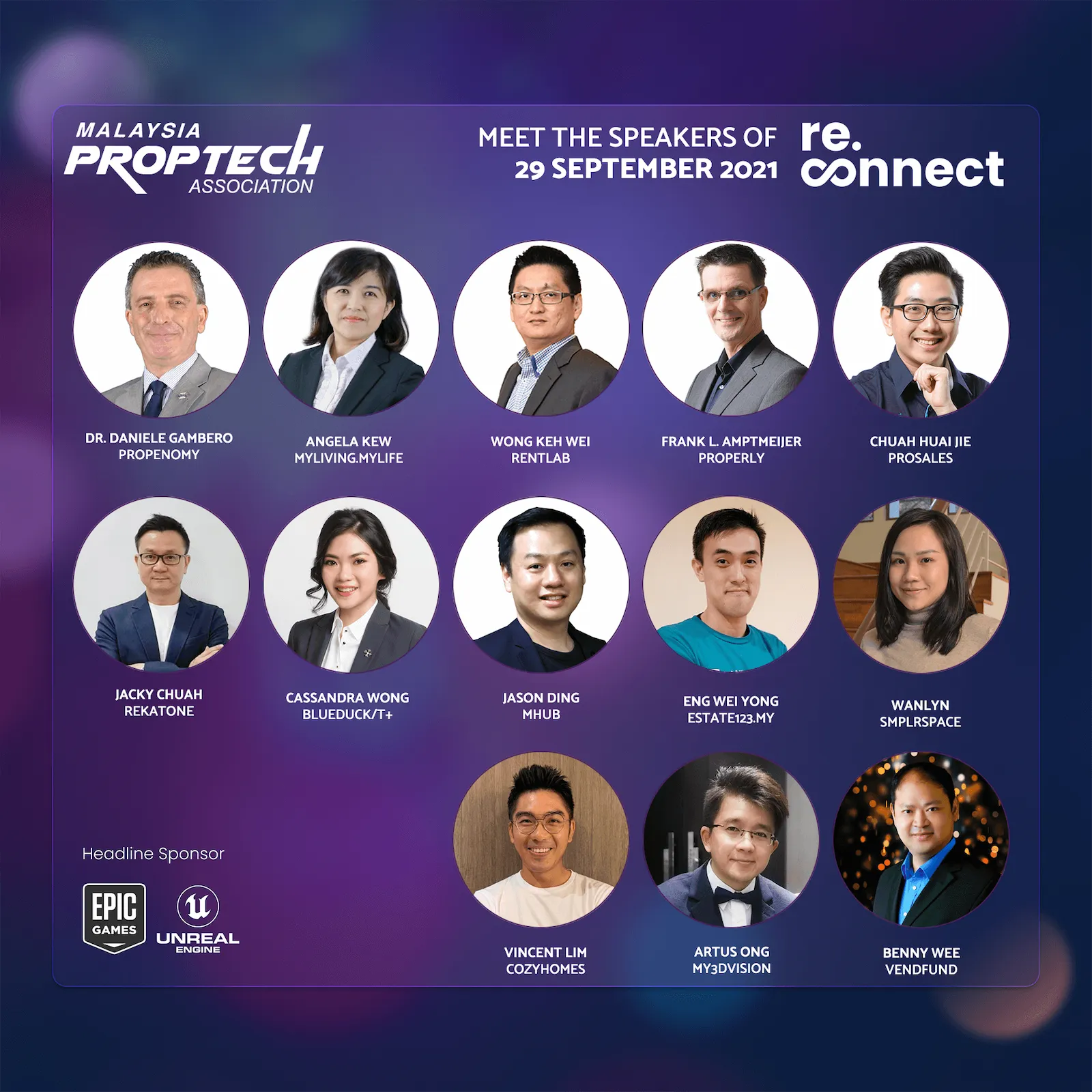 Ahli Malaysia PropTech Association di RE:Connect September 2021
